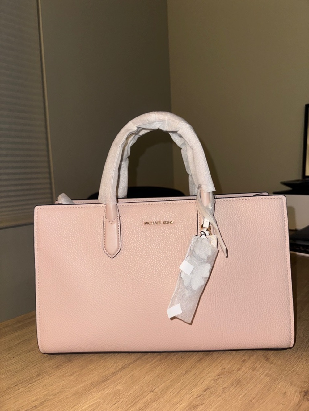Michael Kors Blush Pink Leather Satchel